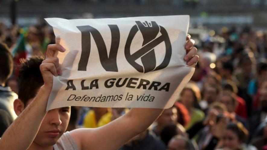 “No to war. We defend life”. Photo- Colombia Informa
