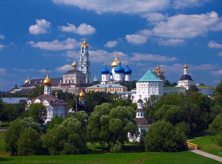 ​​​​​​​The Trinity of Lavra of St. Sergius, built as a monastery in 1337, is the spiritual centre of the Russian Orthodox Church.