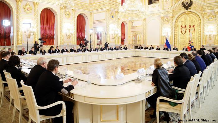 A meeting of Russia's Presidential Coucil for Culture and Art
