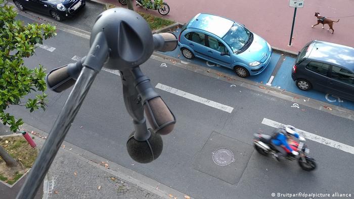 Authorities in France are testing a speed camera that measures noise