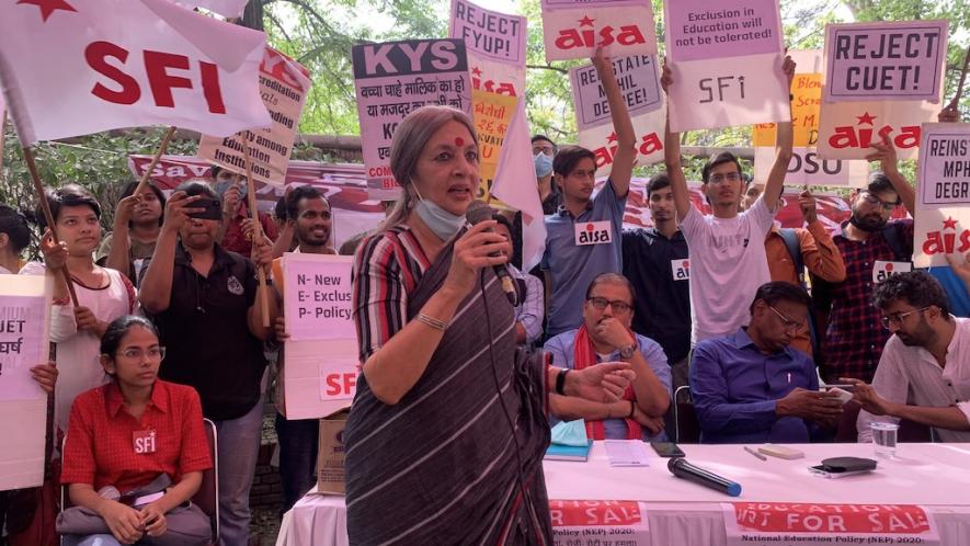 NEP BJP’s Bulldozer to Destroy Public Education in India, says Brinda Karat
