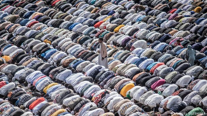 Muslims gathered in public around Ethiopia for Eid prayers but authorities in Gondar ordered the community to pray at home