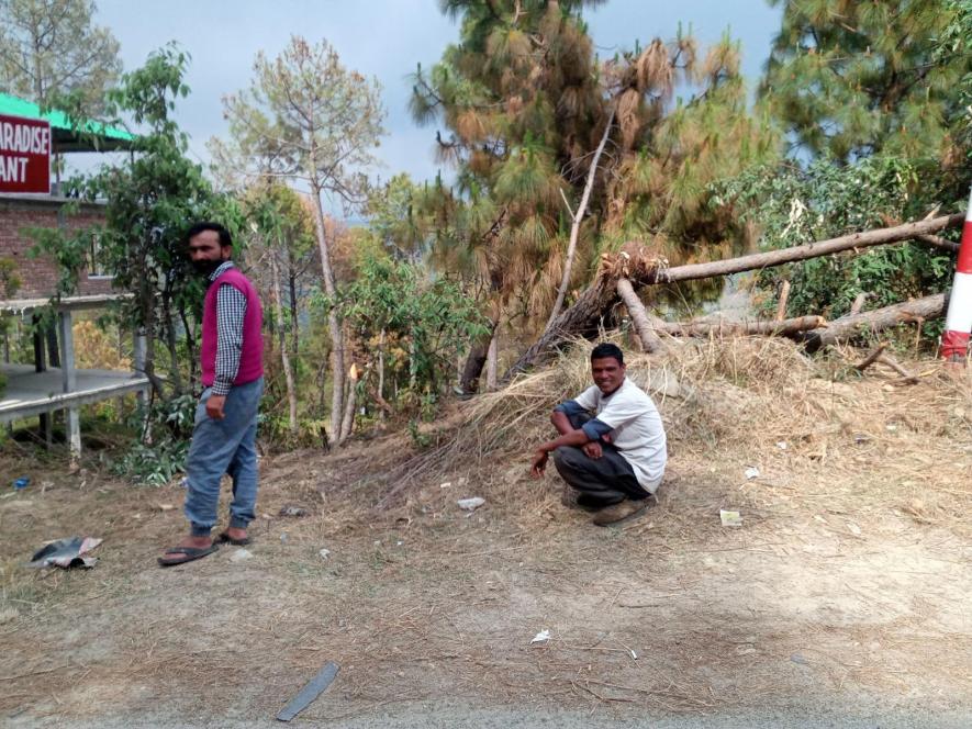 Villagers in Simagaon, near Kausani, Uttarakhand.