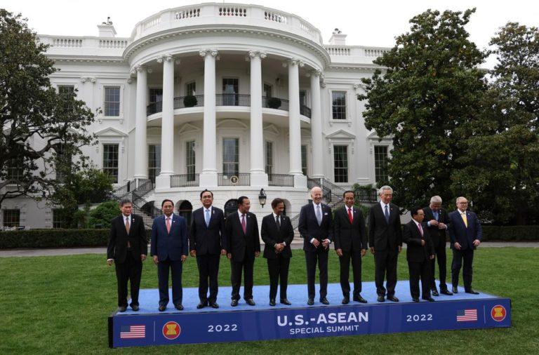 US President Joe Biden and leaders of Association of Southeast Asian Nations at a special summit, Washington, May 12, 2022