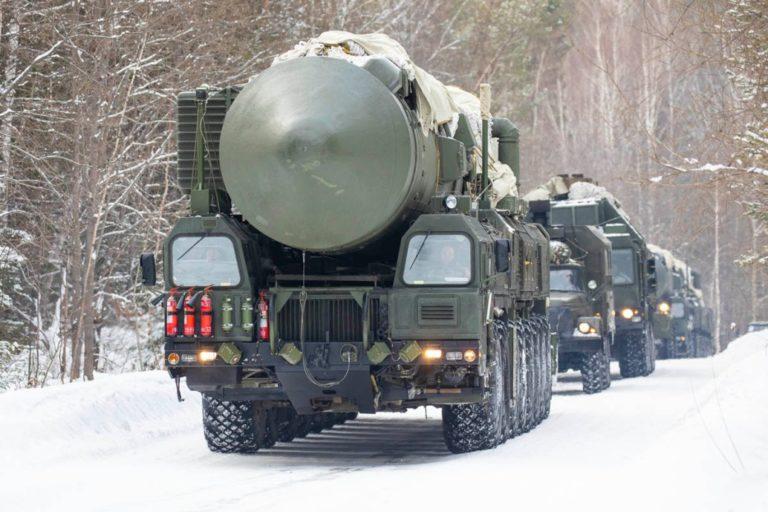 Yars ICBM launchers participated in drills of Russian Strategic Rocket Forces, Ivanovo region, northeast of Moscow, June 1, 2022  