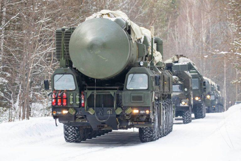 Yars ICBM launchers participated in drills of Russian Strategic Rocket Forces, Ivanovo region, northeast of Moscow, June 1, 2022