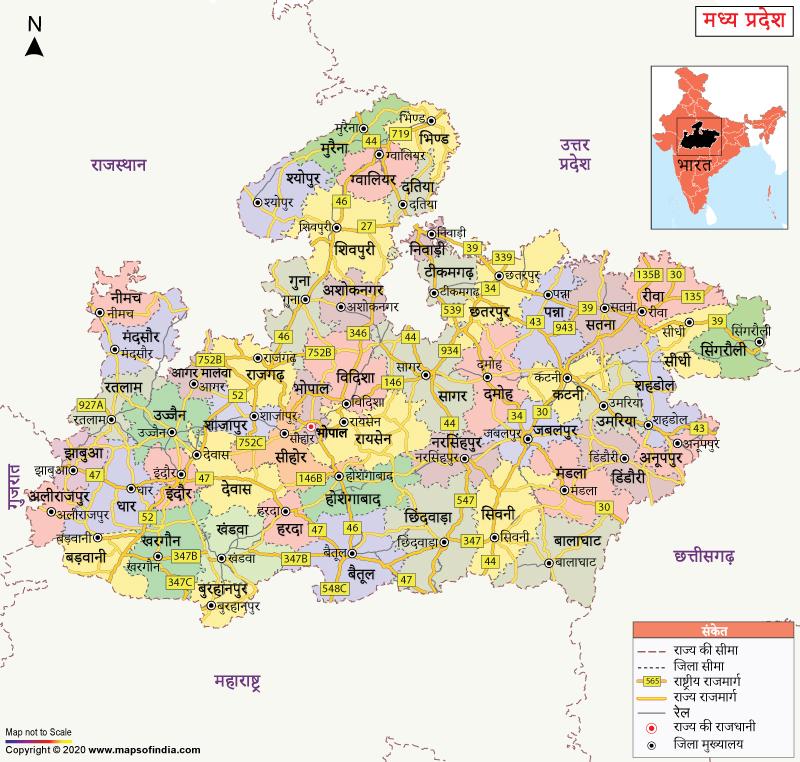 Madhya-Pradesh-Map