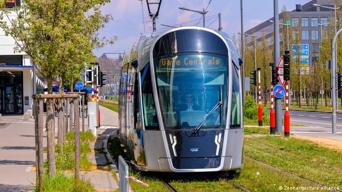 Trams liken these are free to use in Luxembourg