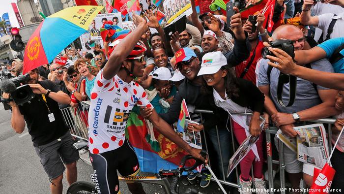 Daniel Teklehaimanot is one of the most famous African cyclists