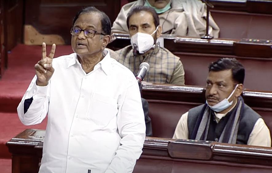 P. Chidambaram speaks in the Upper House