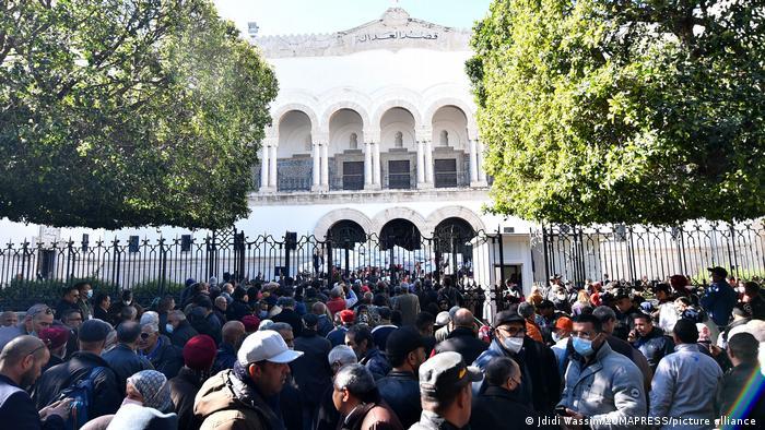 Tunisian judges went on strike for several weeks after the suspension of their oversight body, the Supreme Judicial Council