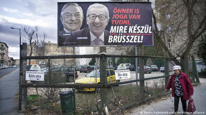 A Fidesz election campaign vilified the Hungarian-born Jewish philanthopist and Holocaust survivor George Soros