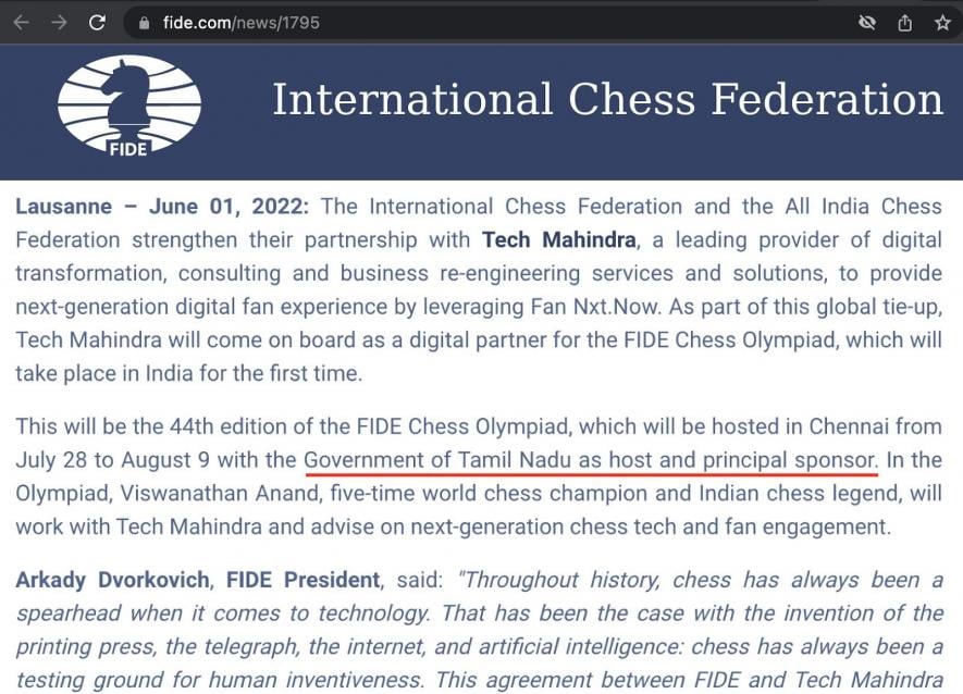 Chennai Chess Olympiad updates  Declaring open the 44th Chess Olympiad, PM  Modi says TN is chess powerhouse of India - The Hindu