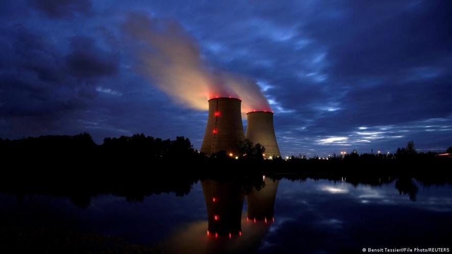 The Belleville nuclear power plant uses water from the Loire as a coolant