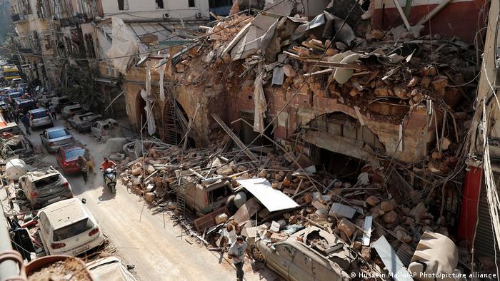 Two years after the blast, the Beirut port is still riddled with debris