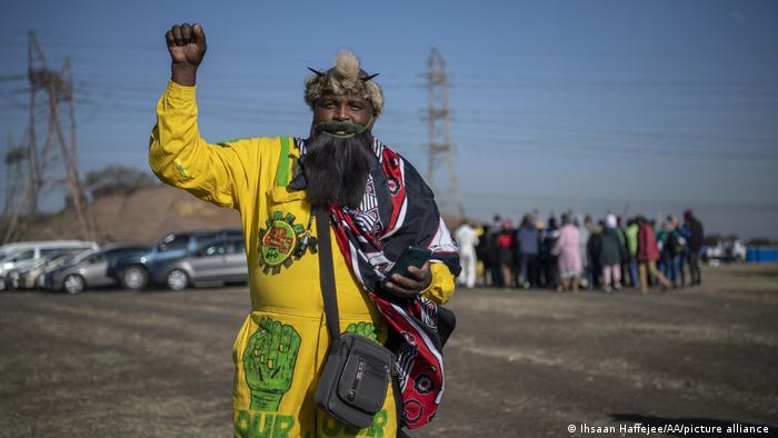 On August 16, 2012 South African police opened fire on hundreds of striking miners at a mine in Marikana, killing dozens