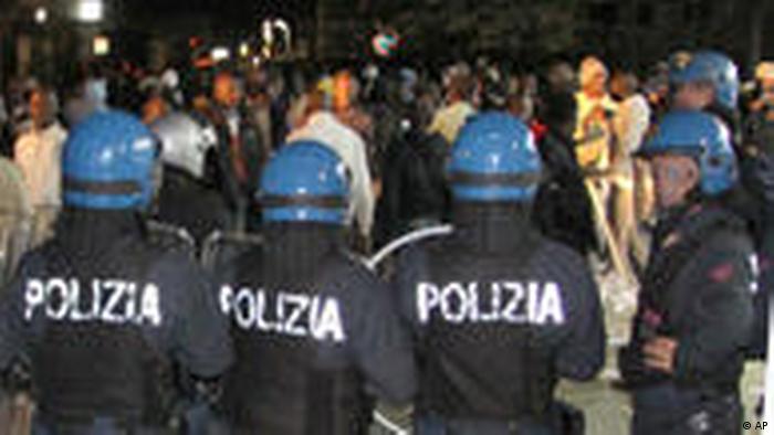Italian police have been accused of not doing enough to apprehend racists