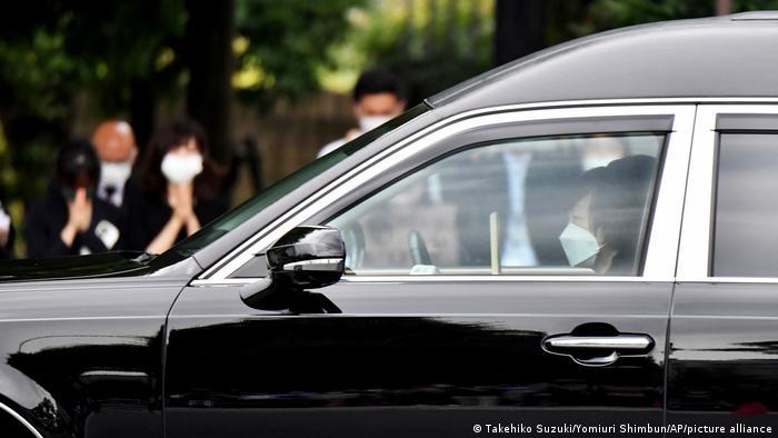 A private funeral was held for family and close associates at a Tokyo temple in July