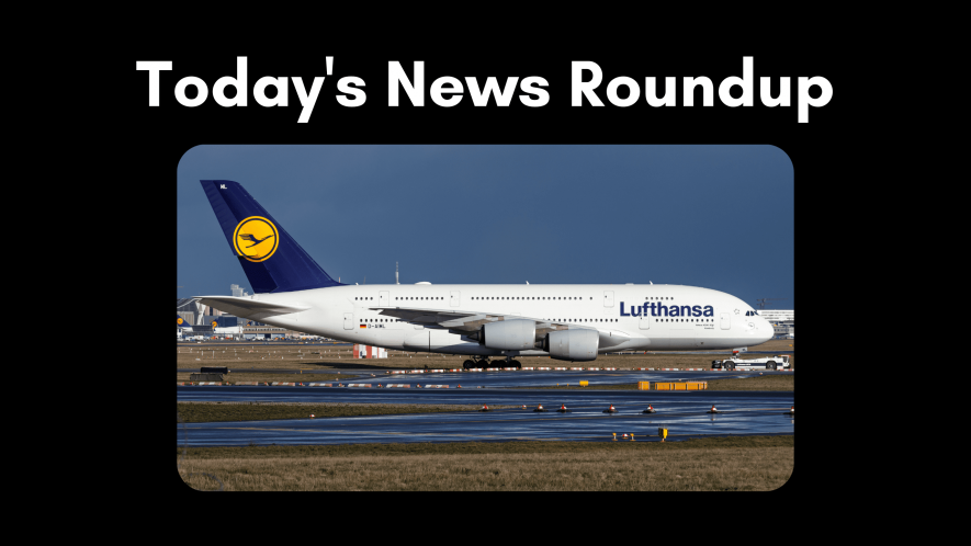 Delhi airport witnessed chaos on Friday as nearly 450 passengers were affected after the German airline cancelled flights to Munich and Frankfurt.