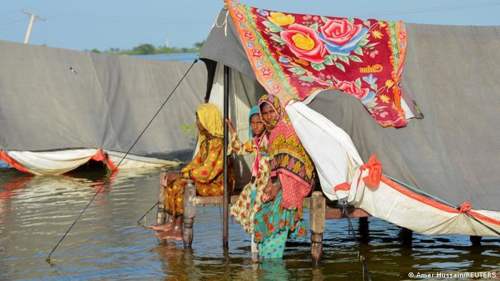 Women have been severely affected by the floods, as toilets and other amenities are lacking