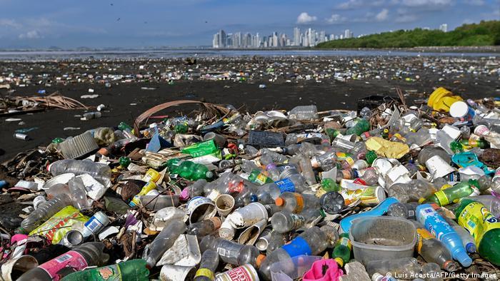Plastic waste has become a feature of seas and beaches around the world
