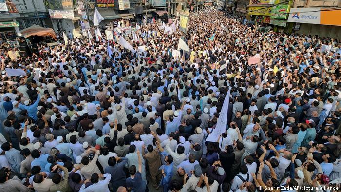 Thousands protest in Swat after a gunman opened fire on a school van, killing the driver and critically injuring a child