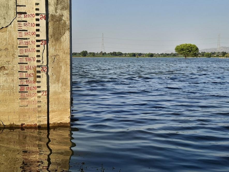 The water level of Chimnabai lake is currently less than 20ft