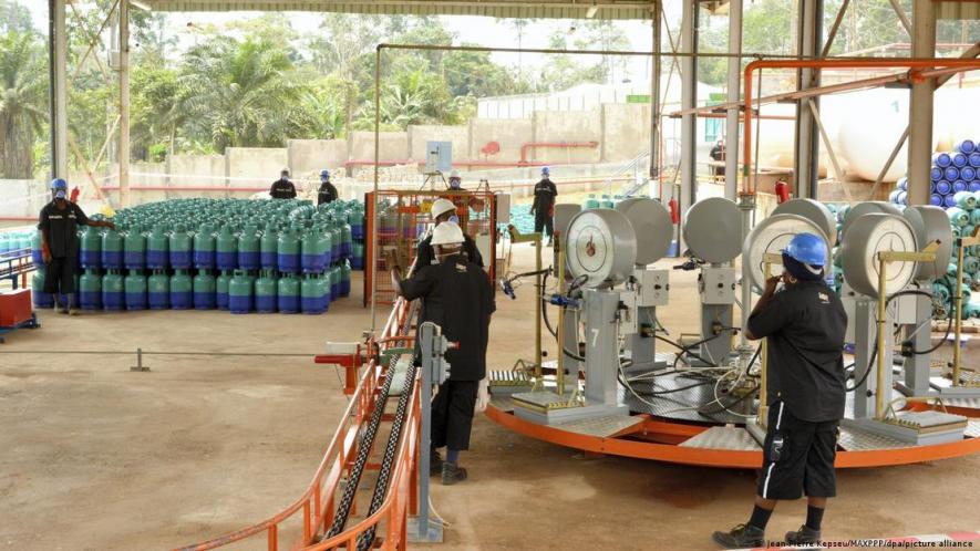 This plant is Yaounde can fill 5,000 bottles of gas a day