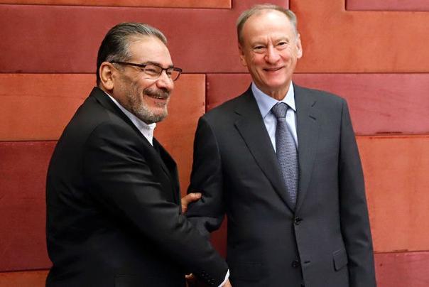 Ali Shamkhani (L), representative of Supreme Leader and secretary of Supreme National Security Council, met Nikolai Patrushev, Secretary of Russia’s Security Council, Tehran, Nov. 9, 2022