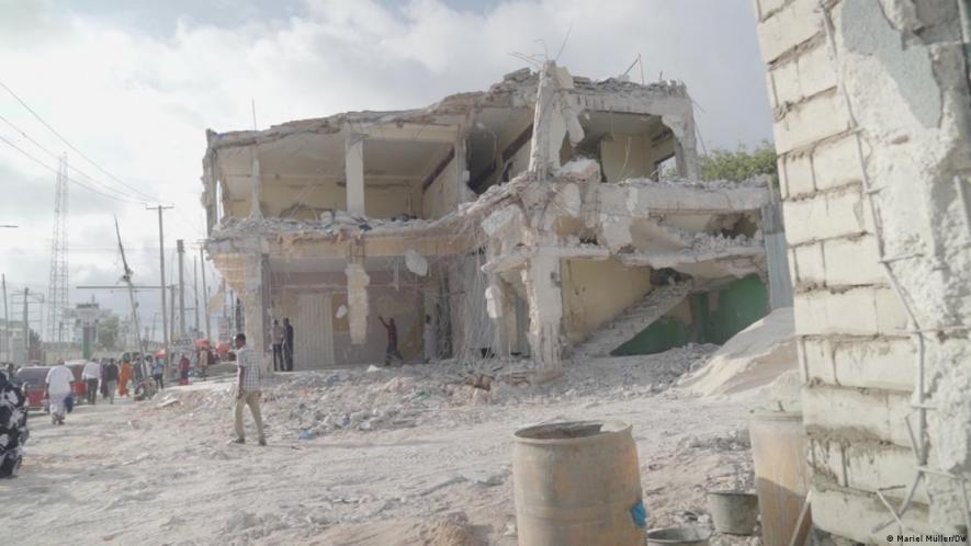 Somalia's Education Ministry in the aftermath of an attack by al-Shabab in October 2022
