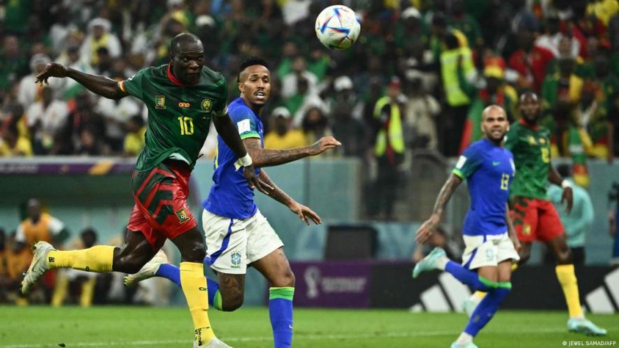 Cameroon have a feeling of regret despite Aboubacar's winning goal against Brazil