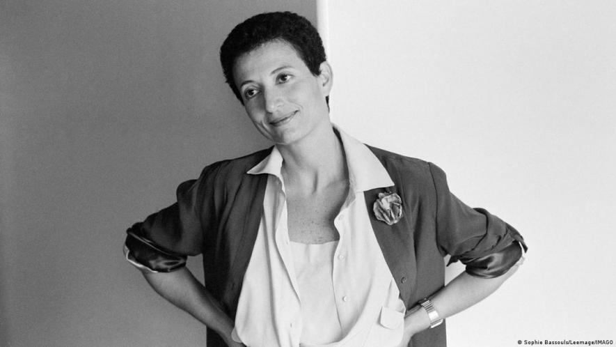 Helene Cixous was born into a Jewish family in Algeria in 1937. She relocated to Paris in 1971 and is pictured here in 1983.