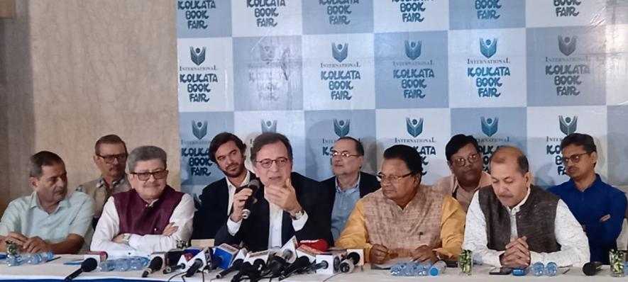 Kolkata  book fair  logo unveiling and press conference  photo by Abhijit 