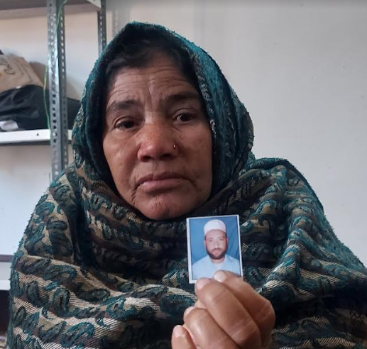 Nayeem Fatima breaks down if one asks about his son Haroon, 26, who died allegedly in police firing near Frozabad's Naini Chowraha on Dec 20, 2019.