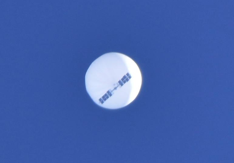  The balloon drifts over Myrtle Beach shortly before the shoot-down.