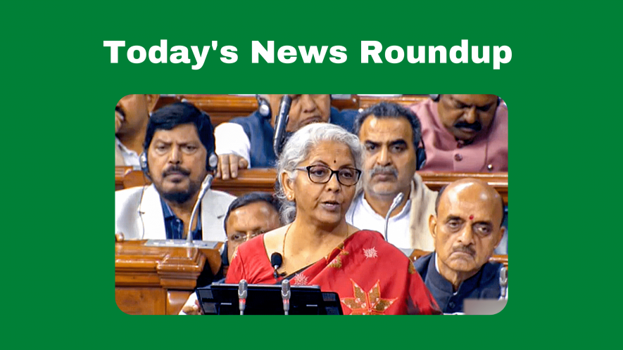 Union Finance Minister Nirmala Sitharaman presents the Union Budget 2023-24 in the Lok Sabha, in New Delhi, Wednesday, Feb 1, 2023.