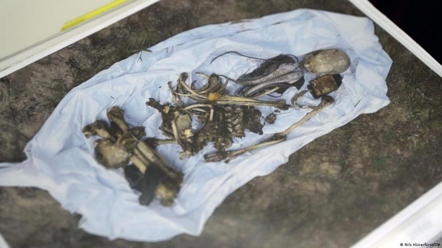 Families look at hundreds of photos of human remains in an attempt to identify their missing loved ones