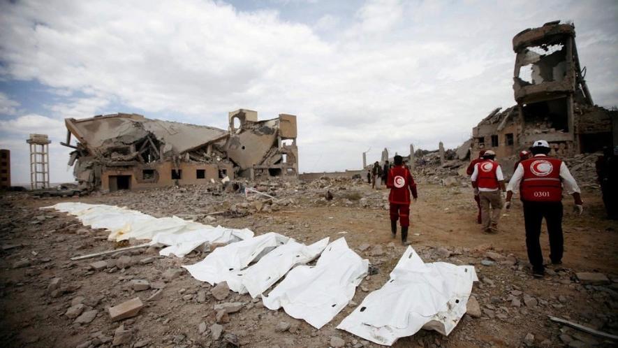 At least 60 people killed in a Saudi-led airstrike in southwestern Yemen, September 2019. (Photo: Felton Davis via Flickr)