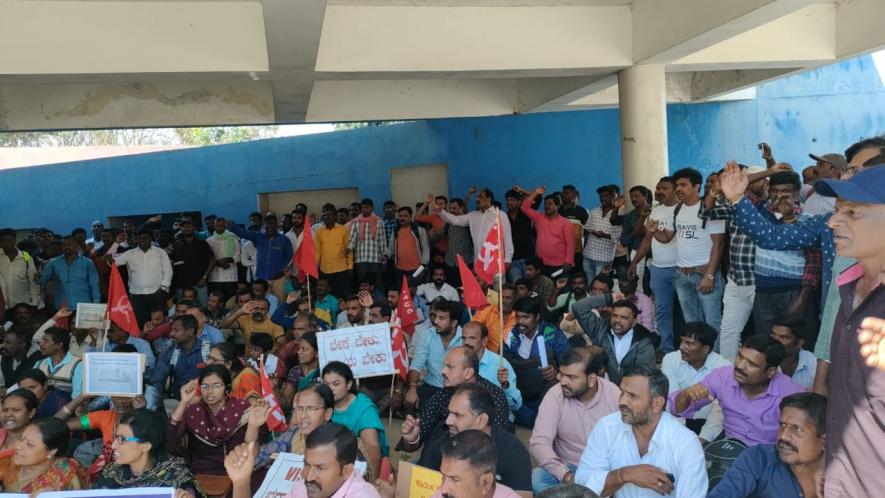 Contractual workers have been protesting the decision to close VISL since January 19.