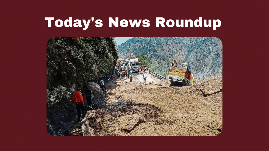 Rescue operation is underway and two-way traffic on the strategic highway has been suspended, said officials.