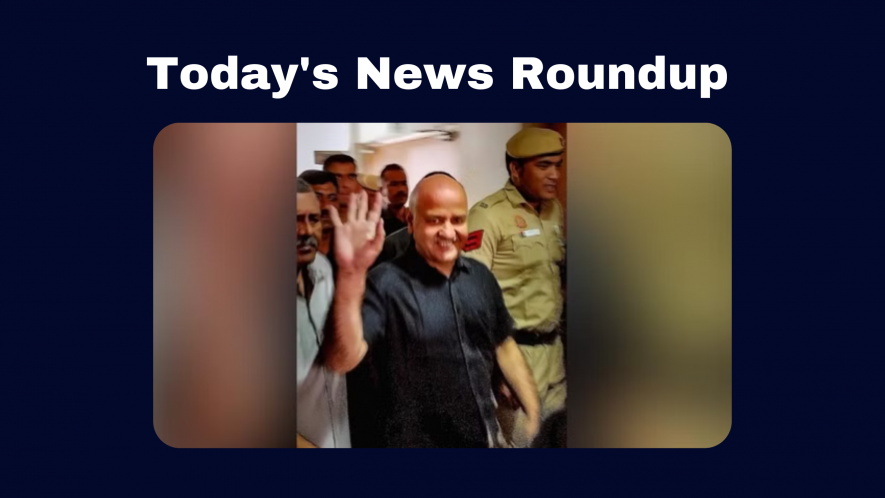 Former Delhi deputy chief minister Manish Sisodia being brought to Rouse Avenue Court after the end of the remand period in a money laundering case pertaining to alleged irregularities in the Delhi excise policy, in New Delhi, Wednesday, March 22, 2023.