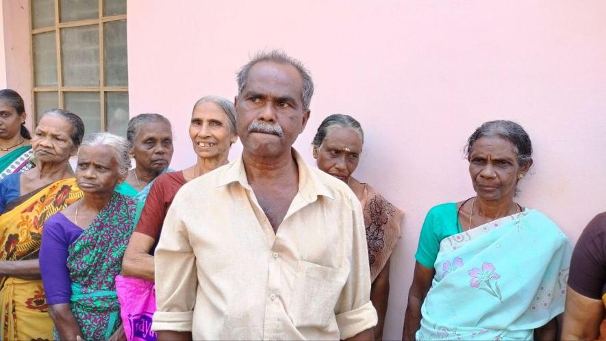 Raveendran was one among the hundreds of protestors who gathered at the Vilavancode Taluk office on March 3 demanding the restoration of OAP and other social welfare pensions.