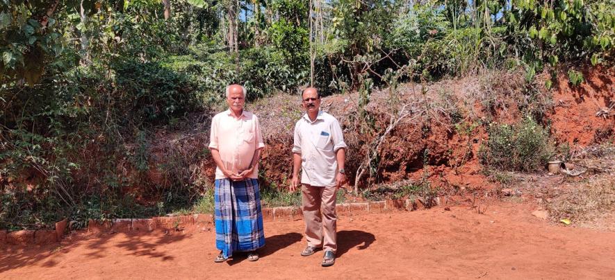 Unnikrishnan (L) and his son Sivadevan (R) have been organising and educating their community.