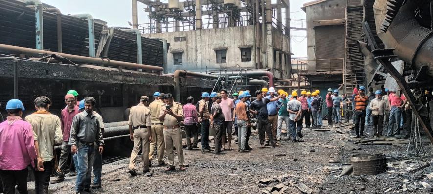 An accident happened on May 39 in Barjora BDG Metal and Ltd due to a lack of safety.