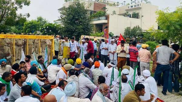 Haryana farmers protest