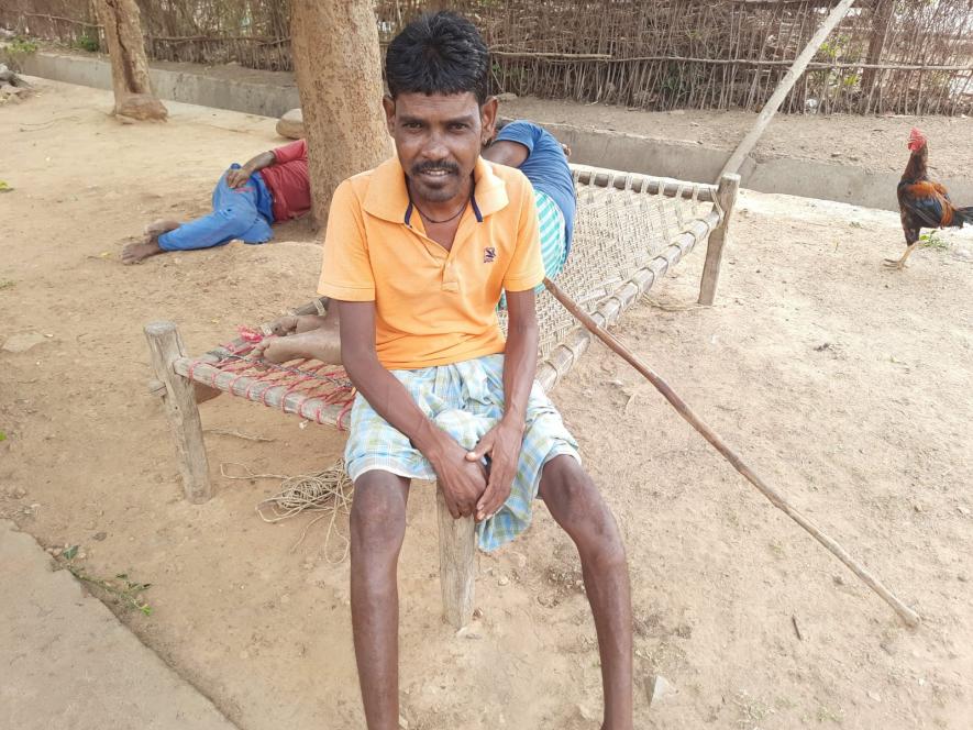 Rajesh Gope, the only child of his parents, was born disabled and stays home owing to his condition.