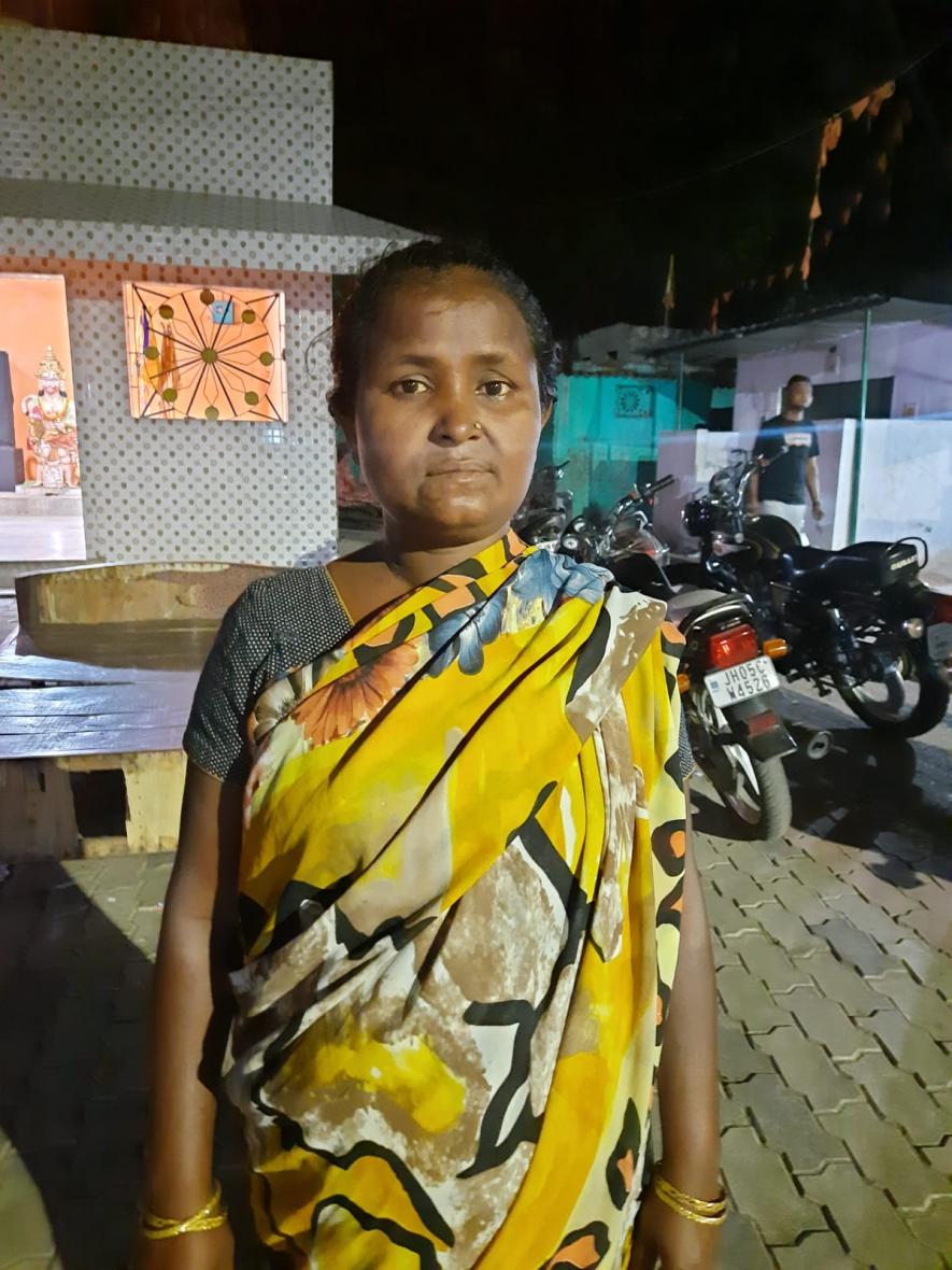 Sushila has been fighting alone against the State and contractors for over two years, and her skin has become pale, and her body weak, but she keeps fighting.