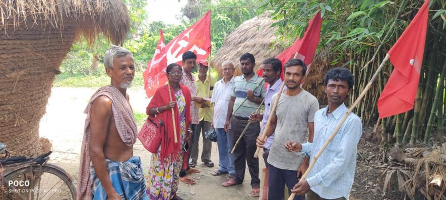 Campaigning at kurkova village of galsi block of Burdwan 