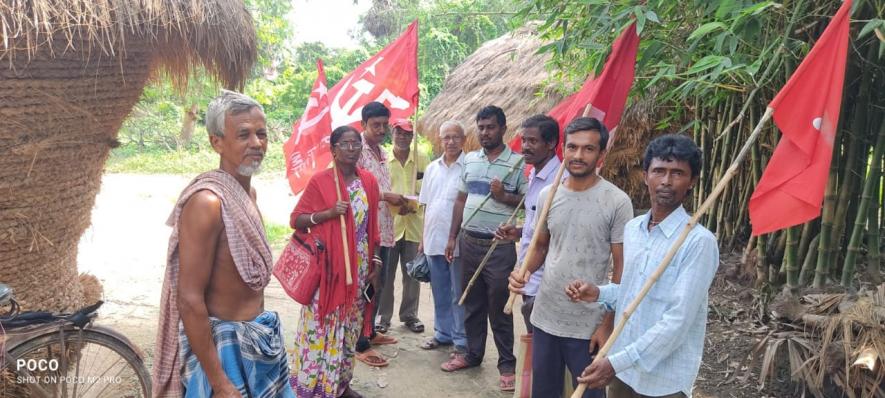Campaigning at kurkova village of galsi block of Burdwan