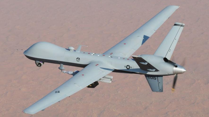 The Reapers make India even more interlinked with, and dependent on, US military systems. | (Image: Reaper MQ-9B; courtesy: Wikimedia Commons)